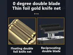 ریش تراش ضدآب شارژی حرفه‌ای دارای نمایشگر کمی Kemei Mini Beard Shaver Km-870 Portable