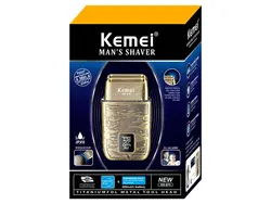 ریش تراش ضدآب شارژی حرفه‌ای دارای نمایشگر کمی Kemei Mini Beard Shaver Km-870 Portable