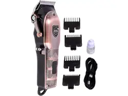 ماشین اصلاح موی سر و صورت شارژی کمی Kemei Metal Body Hair Clipper Trimmer KM-2625