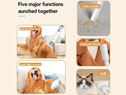 ست ابزار نظافت حیوانات خانگی شارژی کمی Kemei Pets Grooming Tools Set Electric km-cw2098