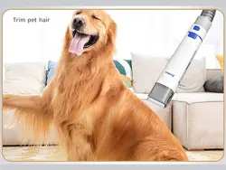 ست ابزار نظافت حیوانات خانگی شارژی کمی Kemei Pets Grooming Tools Set Electric km-cw2098