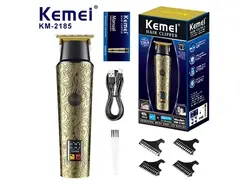 ماشین اصلاح موی سر و صورت شارژی کمی Kemei Cordless Electric Hair Trimmer KM-2185