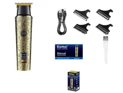 ماشین اصلاح موی سر و صورت شارژی کمی Kemei Cordless Electric Hair Trimmer KM-2185