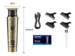 ماشین اصلاح موی سر و صورت شارژی کمی Kemei Cordless Electric Hair Trimmer KM-2185