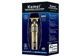 ماشین اصلاح موی سر و بدن شارژی ضدآب کمی Kemei Km-2095 Stainless Steel Blade Waterproof Trimmer