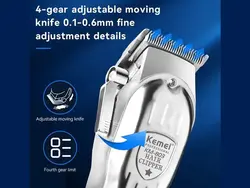 ماشین اصلاح موی سر و بدن شارژی کمی Kemei KM-803 Rechargeable Hair Clipper Electric Hair Cutting Machine