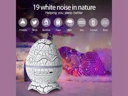 پروژکتور ستاره نور شب مدل تخم دایناسور Dinosaur Egg Galaxy Projector Starry Night Light