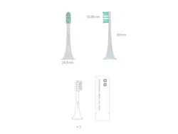 سر مسواک برقی کد T300 و T500  شیائومی Xiaomi MBS301 Electric toothbrush head for T300 / T500