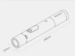 چراغ قوه و ردیاب دوربین مخفی شیائومی Xiaomi NexTool 6061-T6 Lightning Electric Arc Self Defense Flashlight NE20043