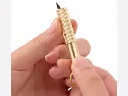 چاقوی آنباکسینگ و دربازکن بطری چندکاره برنجی Brass multi-functional knife