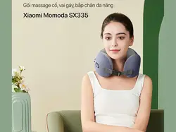 ماساژور گردن، شانه و پا قابل حمل شیائومی Xiaomi massage SX335 Neck and Calf massage pillow Momoda