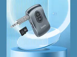 گیرنده بلوتوثی خودرو هوکو Hoco Car BT receiver E73 Tour 3.5mm AUX out