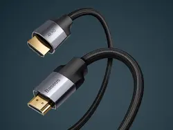 کابل اچ‌ دی ام‌آی 0.5 متری بیسوس Baseus HDMI 4KHD To 4KHD Adapter Cable WKSX000013