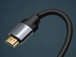 کابل اچ‌ دی ام‌آی 0.5 متری بیسوس Baseus HDMI 4KHD To 4KHD Adapter Cable WKSX000013