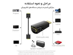 تبدیل HDMI به VGA همراه صدا اوریکو ORICO HDMI to VGA Audio & Video Convertor (XD-HLFV)