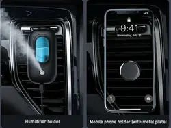 دستگاه بخور سرد خودرو بیسوس Baseus Mini Spaceship Car Magnetic Humidifier
