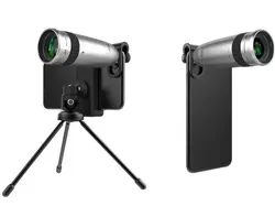 لنز تلسکوپی گوشی موبایل با سه پایه لی کیو آی Lieqi LQ-181 Telescope Mobile Camera Lens with Tripod