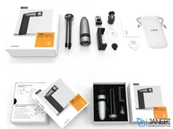 لنز تلسکوپی گوشی موبایل با سه پایه لی کیو آی Lieqi LQ-181 Telescope Mobile Camera Lens with Tripod