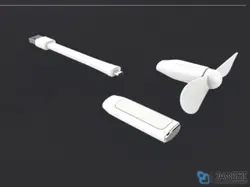 پنکه و چراغ مطالعه راک RockSpace Mini S USB Fan And Light