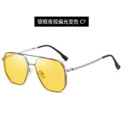 عینک آفتابی پولاریزه فتوکرومیک karen bazaar CP8808 photochromic polarized metal sunglasses