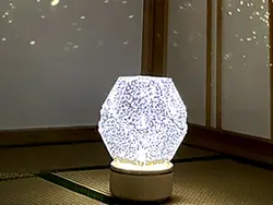 پروژکتور صورت فلکی چرخان و اسپیکر بلوتوث LED 3D Starry Sky Projector Lamp Plus WZXKD-02