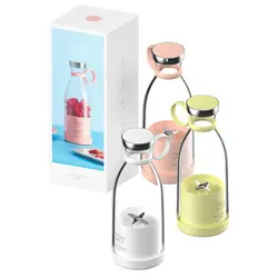 شیکر و آبمیوه گیری شارژی قابل حمل 350 میلی لیتر 214B