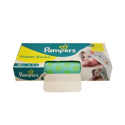 کیسه معطر پوشک نوزاد پمپرز Pampers بسته 36 عددی