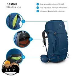 کوله پشتی کوهنوردی آسپری مدل Kestrel 38