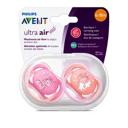 پستانک دو عددی التراایر 18-6 ماه فیلیپس اونت