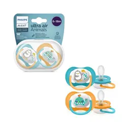 پستانک ultra air Animals دو عددی 6m-18m فیلیپس اونت