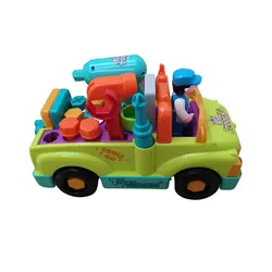 اسباب بازی ماشین ابزار موزیکال و چراغدار هولی تویز مدل Little Mechanic Tool Truck