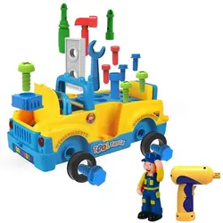اسباب بازی ماشین ابزار موزیکال و چراغدار هولی تویز مدل Little Mechanic Tool Truck