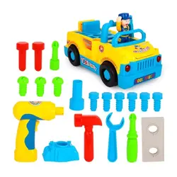 اسباب بازی ماشین ابزار موزیکال و چراغدار هولی تویز مدل Little Mechanic Tool Truck