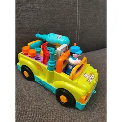 اسباب بازی ماشین ابزار موزیکال و چراغدار هولی تویز مدل Little Mechanic Tool Truck