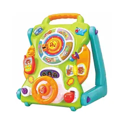 واکر موزیکال کودک چندکاره هولی تویز مدل Convertible Activity Table & Walker