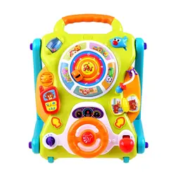 واکر موزیکال کودک چندکاره هولی تویز مدل Convertible Activity Table & Walker
