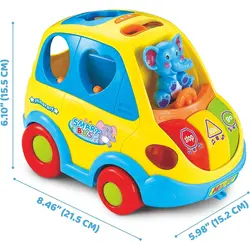 اسباب بازی ماشین اشکال موزیکال هولی تویز مدل Clever Coupe