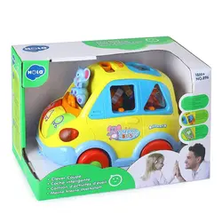 اسباب بازی ماشین اشکال موزیکال هولی تویز مدل Clever Coupe