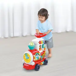 واکر چندکاره طرح قطار هولی تویز مدل 1-4 Baby Smart Train