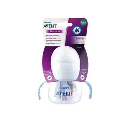 شیشه شیر و آبمیوه خوری دسته دار 150 میل نچرال فیلپس اونت PHILIPS AVENT