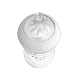 شیرخوری طلقی 260ml آبی Natural Response اونت سرشیشه 3 قطره ( نسل جدید )