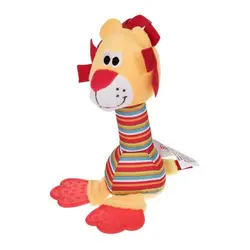 جغجغه و دندان گیر نوزاد هپی مانکی طرح  شیر