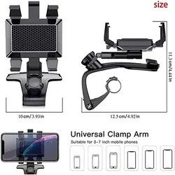 پایه نگهدارنده گوشی موبایل مدل گیره ای کد 6 به همراه شماره تلفن مخصوص پارک