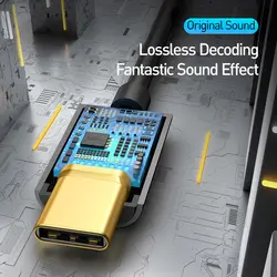 کابل تبدیل صدا Type C به AUX اورجینال بیسوس مدل CATL54-01