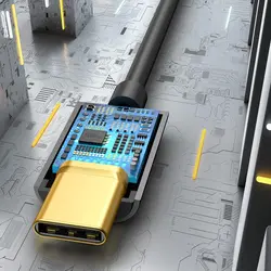 کابل تبدیل صدا Type C به AUX اورجینال بیسوس مدل CATL54-01