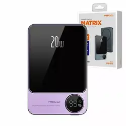 پاوربانک رسی مدل RPB-W16 ظرفیت 10000 میلی آمپر ساعت