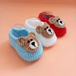 پاپوش نوزادی پسرانه مدل panda کد0231df