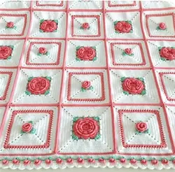 پتو نوزادی دخترانه گلدار