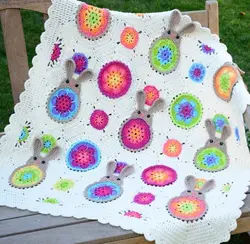 پتو نوزادی مدل خرگوش