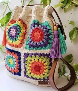 کیف بافتنی زنانه کوچ مدل  TY8-SA1